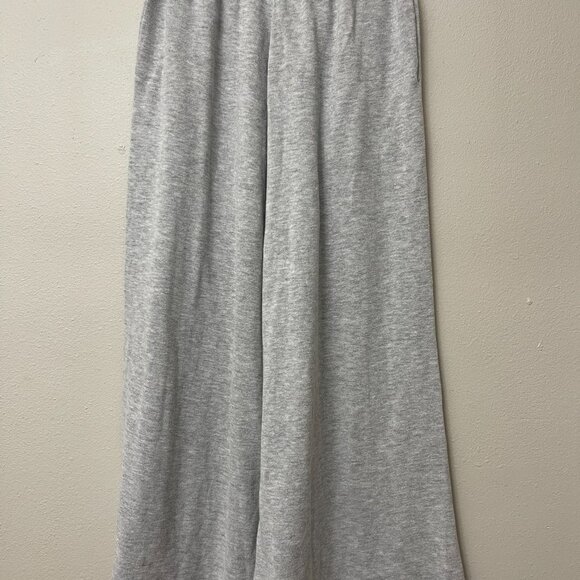 Lunya Gray Wide Legged Cotton Silk Blend Lounge Pants XS - Picture 4 of 5